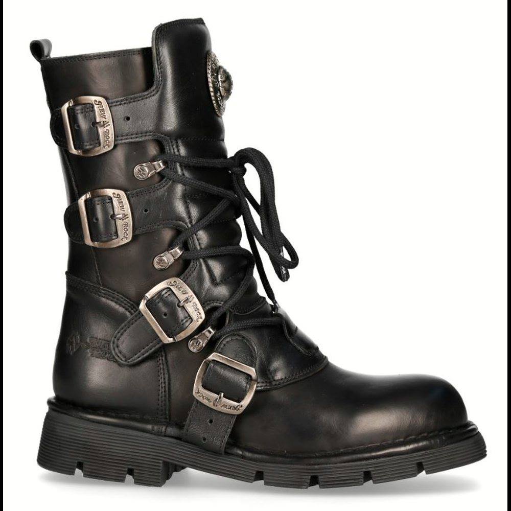 New Rock - M1473S1 Boots - Black/Silver coloured Product image
